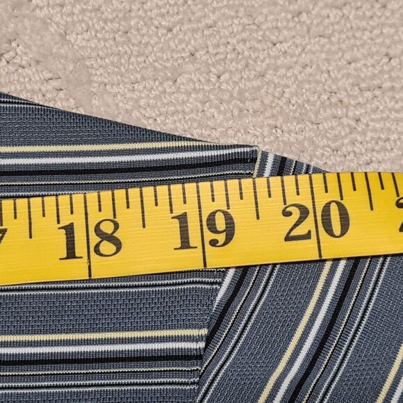 Bolle Golf Polo Shirt Mens MEDIUM Stripe Casual Activewear Athleisure Preppy - Picture 5 of 7